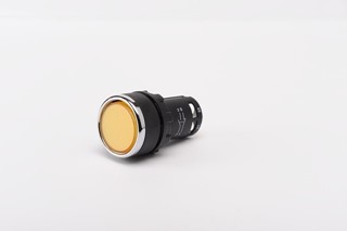 MB Series Plastic 1NO+1NC Spring Flush Yellow 22 mm Control Unit